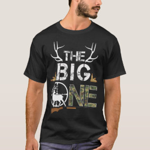 The Big One Birthday Boy Deer Hunter Camouflage 1S T-Shirt