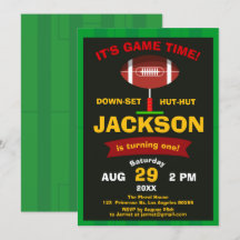 The Big One Football Field Sport Game Boy Birthday