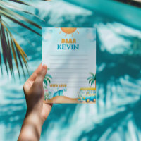 The Big One, Surf Birthday Time Capsule Card