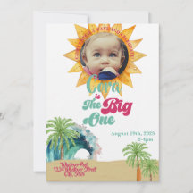 The Big One Surf Themed 1st Birthday Party