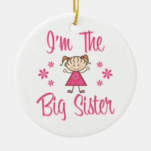 The Big Sister Ceramic Ornament