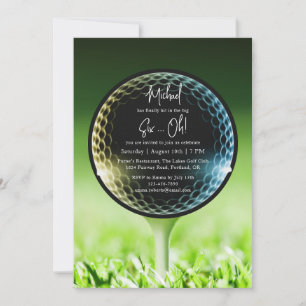 The Big Six-Oh Golf 60th Birthday Party Invitation