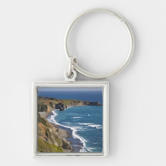 The Big Sur coastline in California, USA Keychain (Front)