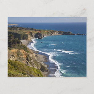 The Big Sur coastline in California, USA Postcard