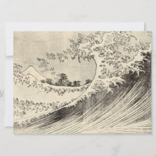 The Big Wave (by Katsushika Hokusai) Card