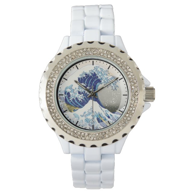 The Big Wave of Kanagawa Hokusai Katsushika art Watch (Front)