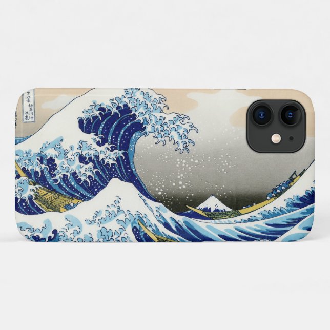 The Big Wave of Kanagawa Hokusai Katsushika Japan Case-Mate iPhone Case (Back (Horizontal))