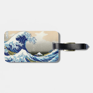 The big wave of Kanagawa Katsushika Hokusai Luggage Tag