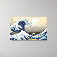 The Big Wave off Kanagawa Canvas Print