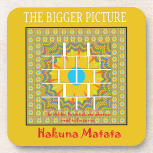 The Bigger Picture Art Print Coaster