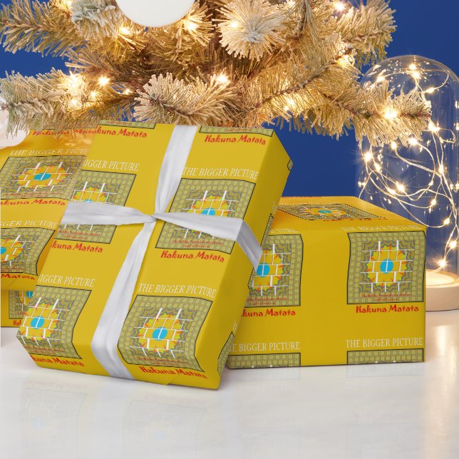 The Bigger Picture Art Print Wrapping Paper (Holidays)