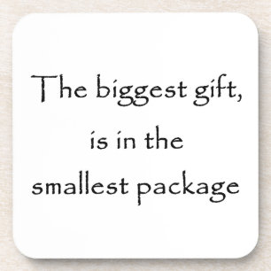 the biggest gift-cork coaster