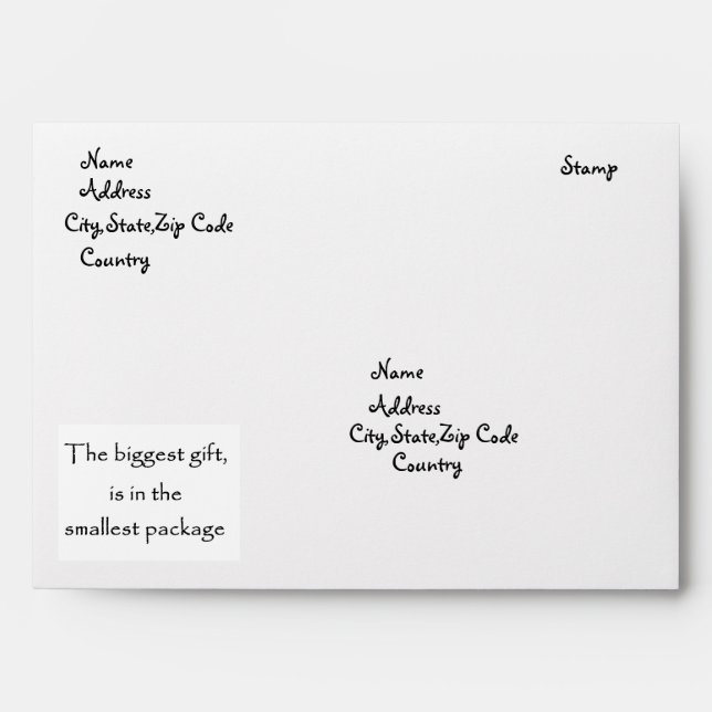 The biggest gift-envelope envelope (Front)