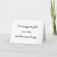 The biggest gift is in the smallest package-cards