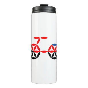 The Bike Of Life - Sacred Shapes. Thermal Tumbler