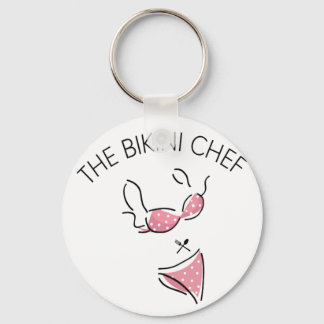The Bikini Chef Logo Keychain