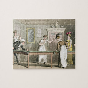 The Billiard Table, from 'The Tour of Dr Syntax in Jigsaw Puzzle