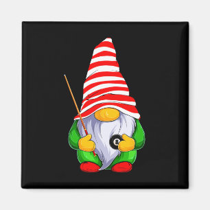 The Billiards Gnome Christmas Funny Family Matchin Magnet