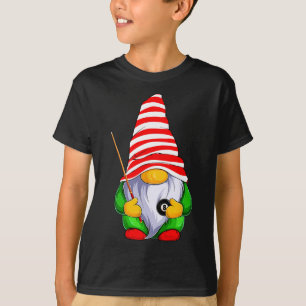 The Billiards Gnome Christmas Funny Family Matchin T-Shirt