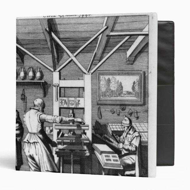 The bindery of Laurens Janszoon Koster Binder (Front/Inside)