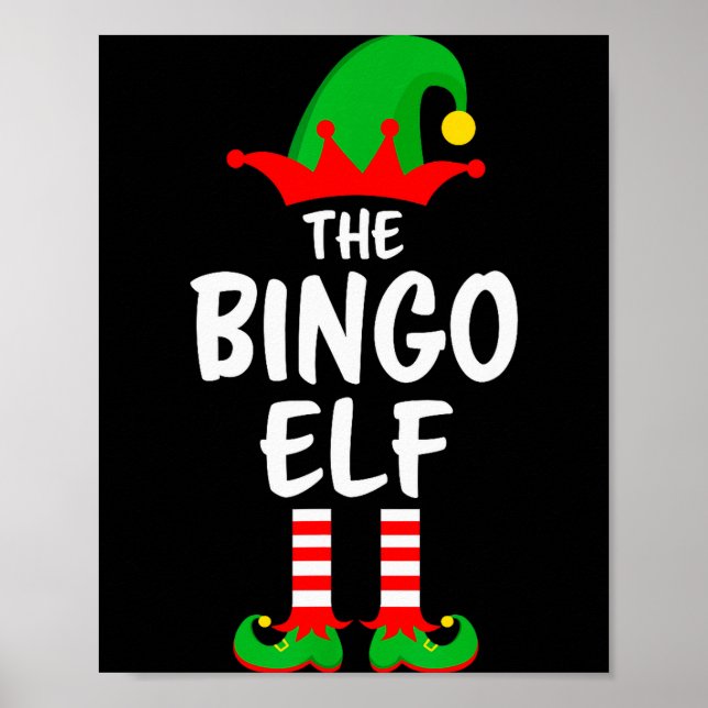 The Bingo Elf Matching Family Christmas  Poster (Front)