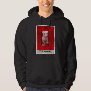 The Bingus Funny Hairless Sphynx Cat Meme Tarot Ca Hoodie