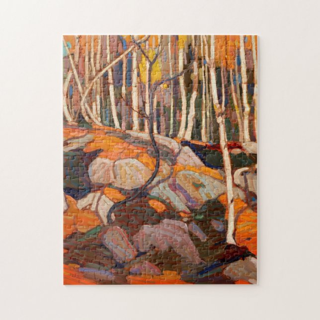 The Birch Grove - Tom Thomson Jigsaw Puzzle (Vertical)