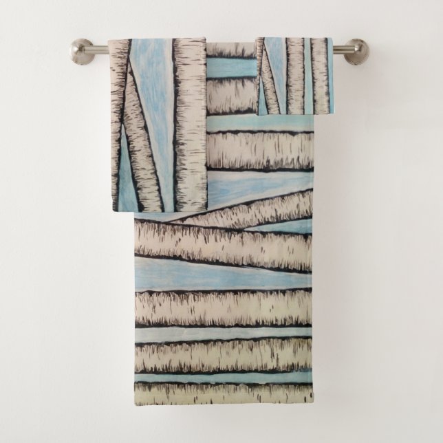 The Birches Bath Towel Set (Insitu)