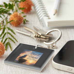 The Bird of Hope Never Dies Keychain