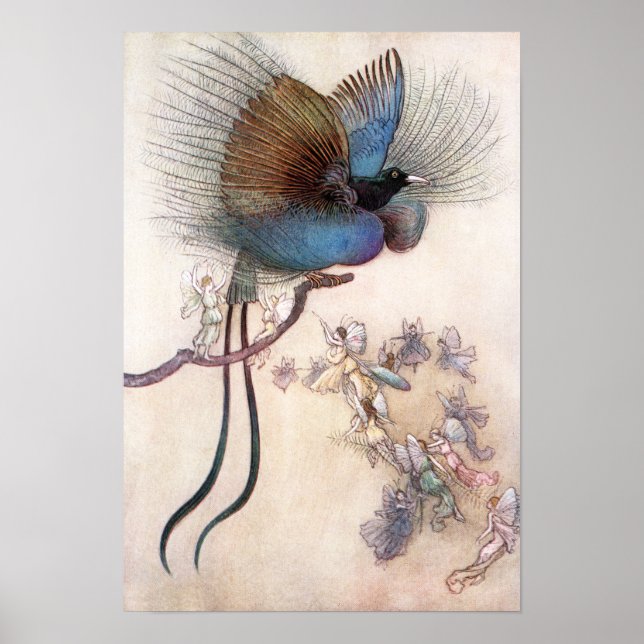 The Bird of Paradise by Warwick Goble Poster (Front)