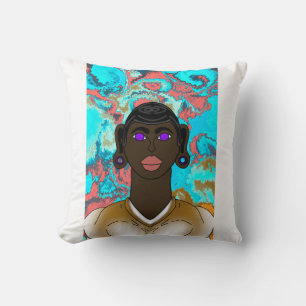 The bird of the universe, the energy of love throw pillow