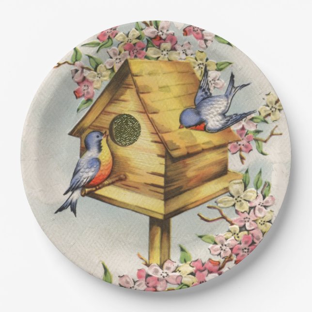 The Birdhouse Paper Plate (Front)