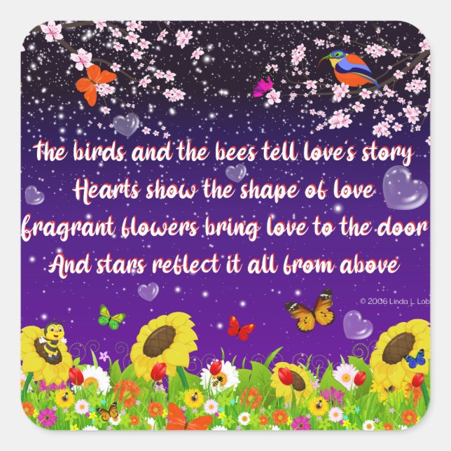 The birds and the bees stickers (Front)