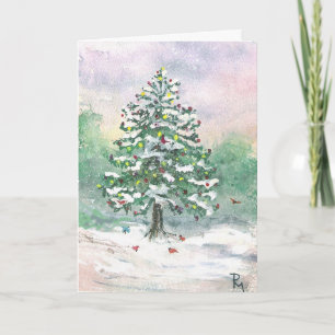 "The Birds' Christmas" Holiday Card
