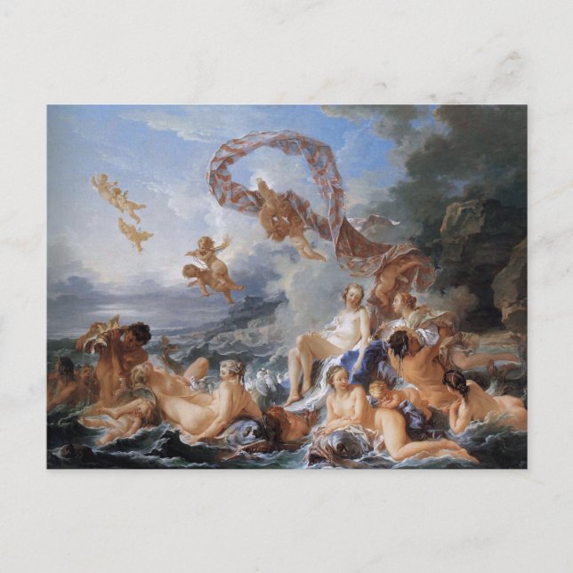 The Birth and Triumph of Venus by Francois Boucher Postcard (Front)