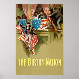 The Birth of a Nation 1915 Classic Movie Poster
