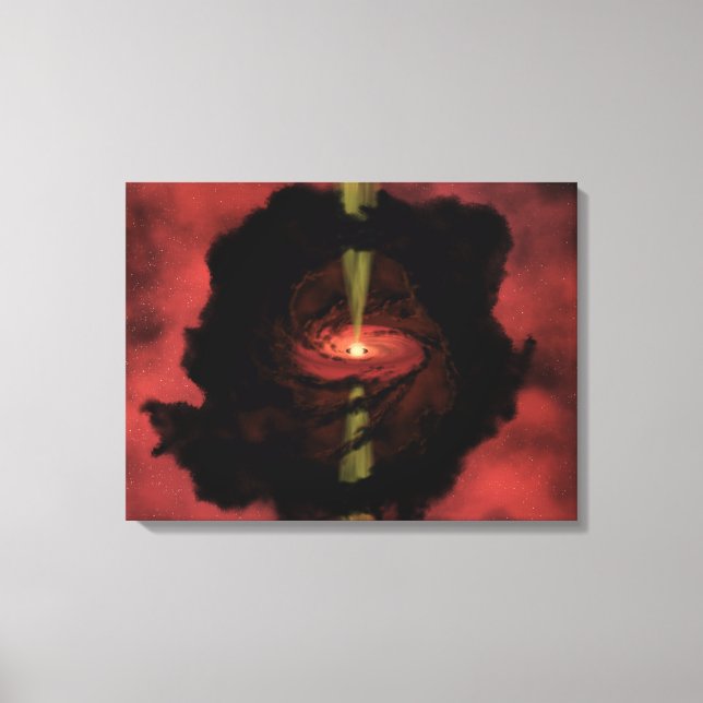 The birth of a star canvas print (Front)