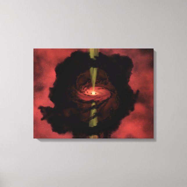 The birth of a star canvas print (Front)