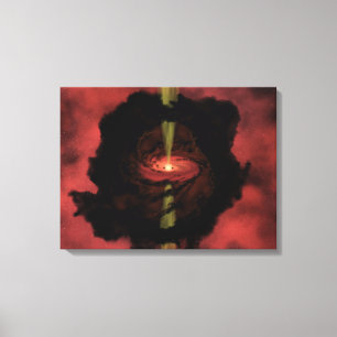 The birth of a star canvas print