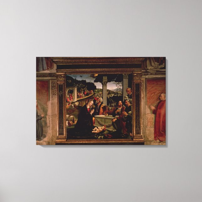 The Birth of Christ Canvas Print (Front)
