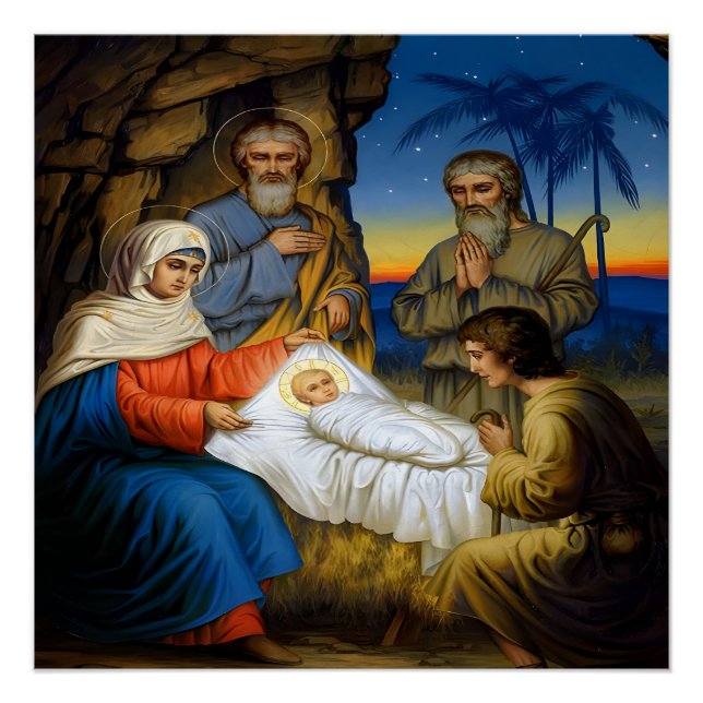 The birth of Christ Poster (Front)