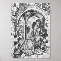 The Birth of Jesus (by Martin Schongauer)