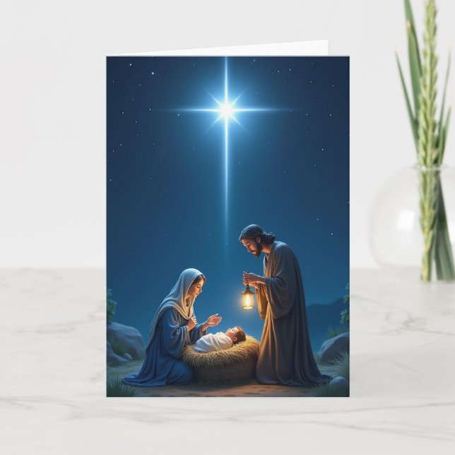 The Birth Of Jesus Card (Front)