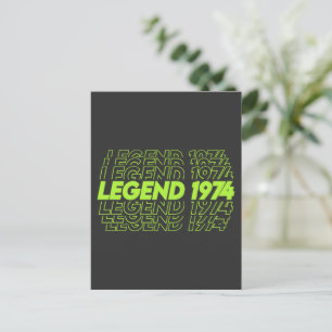 The Birth Of Legends 1974 Postcard