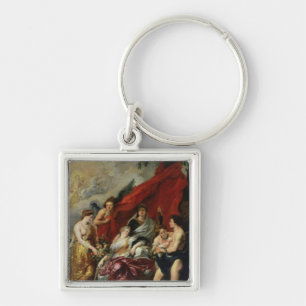 The Birth of Louis XIII at Fontainebleau Keychain