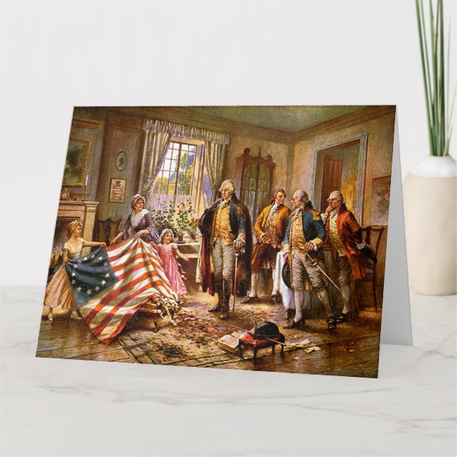 The Birth Of Old Glory - Circa 1917 Card (Front)