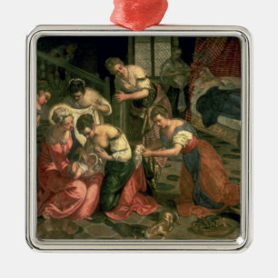 The Birth of St. John the Baptist, 1550-59 Metal Ornament