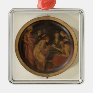 The Birth of St. John the Baptist, c.1526 (oil on Metal Ornament