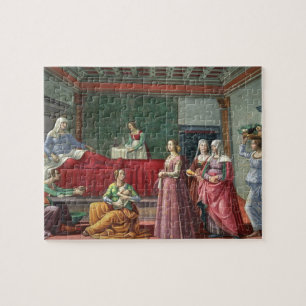 The Birth of St. John the Baptist (fresco) (see al Jigsaw Puzzle