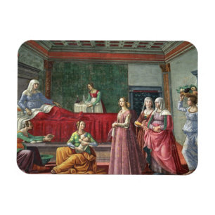 The Birth of St. John the Baptist (fresco) (see al Magnet
